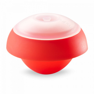 Форма круглая для приготовления яиц в СВЧ, 100 мл, силикон, красный, LEKUE, Испания, Посуда для приготовления в СВЧ