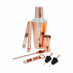 Набор барных аксессуаров, 7 предметов, нержавеющая сталь, медный, серия Bar Craft, KITCHEN CRAFT, Великобритания, KITCHEN CRAFT (Великобритания)