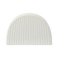 Салфетница Dual Glazing, 13 х 8.7 см, фарфор, белый, серия Soft Ripples, LIBERTY JONES, Россия_00817550039051252998.jpg