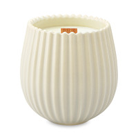 Свеча ароматическая с деревянным фитилём Sandalwood, Bergamot & Citrus, 60 часов, бежевый, серия Edge, TKANO, Россия