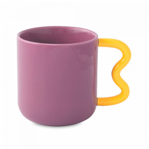 Кружка , 350 мл, фарфор, фиолетовый, серия Creative, EASY LIFE (R2S), Италия, Кружки цветные