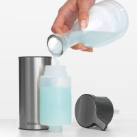 Дозатор для жидкого мыла, 16,5 см, нержавеющая сталь, пластик, стальной, серия Profile New, BRABANTIA, Бельгия_00795980053968523972.jpg