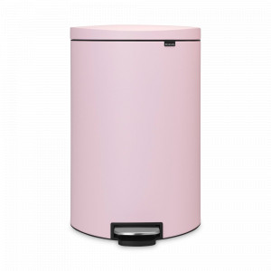 Контейнер для мусора с педалью, объем: 40 л, материал: нержавеющая сталь, цвет: розовый, серия FlatBack, BRABANTIA, Бельгия, Скидка до -20% на мусорные ведра Brabantia