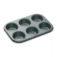 Форма с антипригарным покрытием для выпечки 6 кексов, 27 х 18 см, сталь, серия MasterClass, KITCHEN CRAFT, Великобритания, 