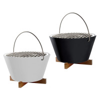 Гриль настольный, материал: фарфор, нержавеющая сталь, бамбук, размер: 30,5 х 19 х 31 см, цвет: белый, EVA SOLO, Дания_00785890060266417322.jpg