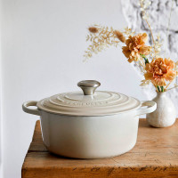 Кастрюля чугунная с крышкой, 24 см, 4.2 л, цвет: меренга, серия Meringue, LE CREUSET, Франция_00801960042106917040.jpg