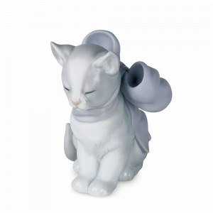 Статуэтка «Котенок в подарок», 10 см, фарфор, NAO, Испания, NAO (Испания)