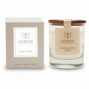 Ароматическая свеча «Древесная нотка», в стеклянном стакане, материал: воск, AMBIENTAIR, Испания, AMBIENTAIR (Испания)