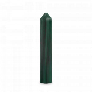 Свеча декоративная, 25.5 см, зеленый, серия Edge, TKANO, Россия, Edge TKANO