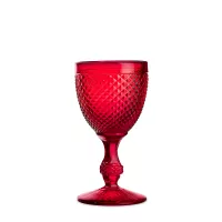 Рюмка для водки, 55 мл, стекло, красный, серия Bicos Red, VISTA ALEGRE, Португалия, 