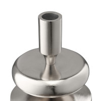 Подсвечник на одну свечу, 13 см, металл, серебристый, серия Stone, BERGENSON BJORN, Великобритания_00818840044570035131.jpg