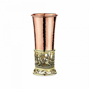 Стопка «Лисья охота», 65 мл, медь кованая, серия Охотничий домик, Кольчугинский Мельхиор, Россия, Рюмки для текилы