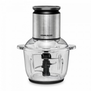 Измельчитель , 2 л, стекло, пластик, стальной, ROMMELSBACHER, Германия, ROMMELSBACHER (Германия)