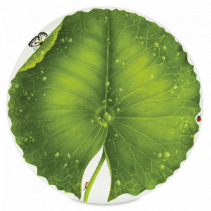 Блюдо сервировочное, 33 см, костяной фарфор, зеленый, серия Freedom, TAITU, Италия, TAITU (Италия)