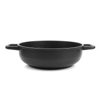 Сотейник с двумя ручками для индукционных плит с антипригарным покрытием, 24 см, литой алюминий с алмазным порошком, черный, серия Diamant Plus, OLYMPIA, Италия_00820700067552419141.jpg