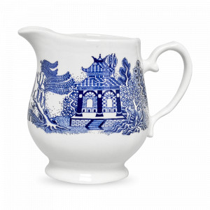 Молочник , 210 мл, фарфор, белый, синий, серия Blue Willow, GRACE BY TUDOR, Великобритания, GRACE BY TUDOR (Великобритания)