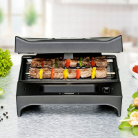 Гриль со сменными панелями, нержавеющая сталь, черный, ROMMELSBACHER, Германия_00811310044632785010.jpg