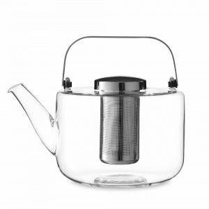 Чайник заварочный с ситечком, 1,2 л, боросиликатное стекло, нержавеющая сталь, силикон, серия Bjorn, VIVA Scandinavia, Дания, Большие заварочные чайники