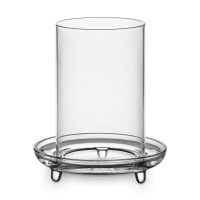 Подсвечник со съемной колбой Ле Жардин , 17.5 см, стекло, серия Art Deco, DECOR DE TABLE, Россия