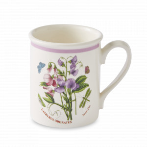 Кружка «Душистый горошек», 340 мл, фаянс, белый, декор, серия Botanic Garden, PORTMEIRION, Великобритания, PORTMEIRION (Великобритания)