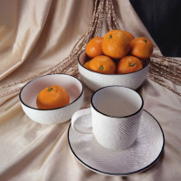 Пара чайная Riverside, 250 мл, фарфор, белый, WALMER, Великобритания_00812230042792966197.jpg