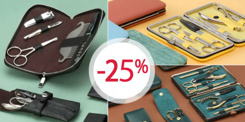 Скидки -25% на маникюрные наборы