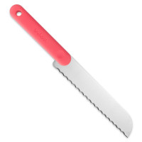 Нож кухонный для хлеба, 20 см, розовая ручка, серия Chopping boards and Knives, TREBONN, Италия_00816280049632641659.jpg