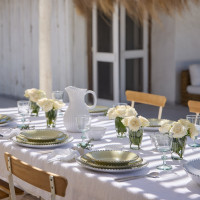 Тарелка закусочная Lilly green, 22 см, керамика, фисташковый, серия Pearl, COSTA NOVA, Португалия_00818550061175149780.jpg