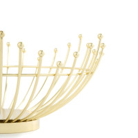 Корзина для фруктов «Бусины», 27 см, металл, золотистый, серия Spin, ANNA LAFARG, Китай_00821050000610234541.jpg