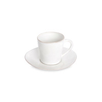 Пара чайная White, 190 мл, керамика, белый, серия Lisa, COSTA NOVA, Португалия