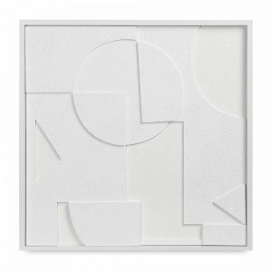 Панно декоративное с эффектом 3D Minimalism, 60 х 60 см, холст с белой рамой, серия Art, BERGENSON BJORN, Великобритания, Предметы интерьера