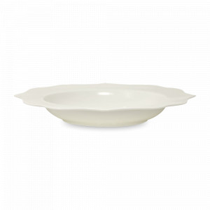 Тарелка суповая Ivory, 22 см, 300 мл, костяной фарфор, цвет: слоновая кость, серия Ionica, LE COQ, Италия, LE COQ (Италия)