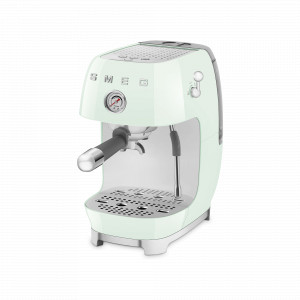 Кофемашина - эспрессо, нержавеющая сталь, пластик, пастельный зеленый, SMEG, Италия, Кофемашины с капучинатором Smeg