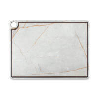 Доска разделочная c желобом, 42 х 31см, мраморный Грейс, композитный материал, серия ProFashion, ComposeEat, Россия