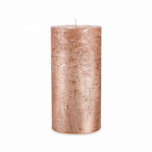 Свеча цилиндрическая, 10 х 20 см, кремовый металлик, Luz Your Senses, Бельгия, LUZ YOUR SENSES (Бельгия)