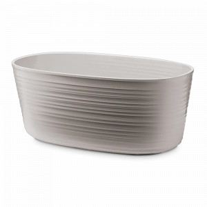 Кашпо для комнатных растений, 30 х 16 см, биопластик, серо-бежевый, серия Tierra, GUZZINI, Италия, Tierra GUZZINI