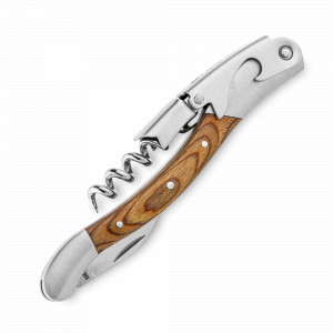 Штопор сомелье Roero Grand Crue, 12.5 см, нержавеющая сталь, дерево, светло-коричневый, LEGNOART, Италия, LEGNOART (Италия)