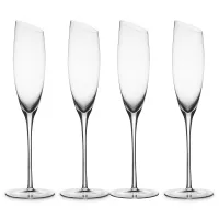 Набор из 4-х бокалов для шампанского, 190 мл, 27.5 см, стекло, серия Geir, LIBERTY JONES, Россия, 
