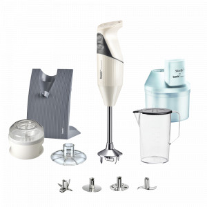 Блендер погружной со сменными насадками, нейлон, нержавеющая сталь 18/10, кремовый, серия SuperBox, BAMIX, Швейцария, BAMIX (Швейцария)