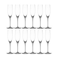 Набор из 12-ти бокалов для шампанского, 190 мл, бессвинцовый хрусталь, серия Authentis, SPIEGELAU, Германия
