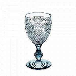 Бокал для белого вина, 280 мл, стекло, голубой, серия Bicos, VISTA ALEGRE, Португалия, Фужеры для белого вина