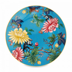 Тарелка закусочная Сапфировый сад, 20 см, костяной фарфор, голубой, декор, серия Wonderlust, WEDGWOOD, Великобритания, WEDGWOOD (Великобритания)
