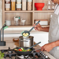 Шумовка , 28.5 см, силикон, зеленый, серия Essential, LEKUE, Испания_00817020064690007374.jpg