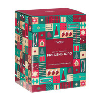 Декор - Домик с подсветкой Fredensborg, 13 см, доломит, красный, декор, серия New Year Essential, TKANO, Китай_00821110064287007029.jpg