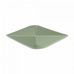 Коврик для сушки посуды Dry Flex, 34.6 х 44.6 см, силикон, мятный, SMART SOLUTIONS, Россия, Силиконовые сушилки для посуды