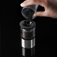 Мельница для перца электрическая 20 см, матовая сталь/акрил, серия Elis, PEUGEOT, Франция_00776260058255618161.jpg