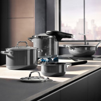 Кастрюля с крышкой, 24 см, 6.4 л, сталь, темно-серый, серия Fusiontec Mineral, WMF, Германия_00817190049691874713.jpg