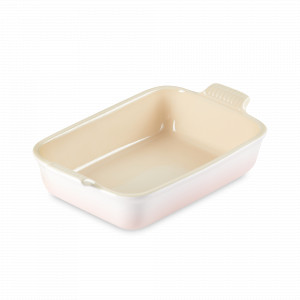 Блюдо для запекания, 26 х 18 см, керамика, розовый, серия Shell Pink, LE CREUSET, Франция, LE CREUSET (Франция)