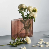 Ваза Туман, 21 см, хрустальное стекло, карамельный, NUDE GLASS, Турция_00820160060082319970.jpg