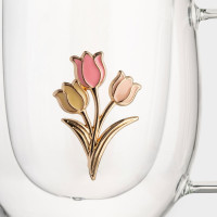 Кружка , 330 мл, стекло, металл, серия Tulip, ANNA LAFARG, Китай_00822580081531454999.jpg